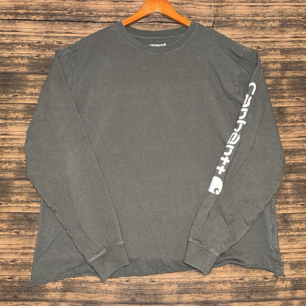 Carhartt Relaxed Fit Long Sleeve Cropped Size XL